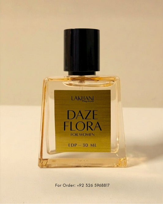 DAZE FLORA FOR WOMEN  EDP- 30 ML, Impression Of Gucci Floral,Fruity, Sweet and Feminine.