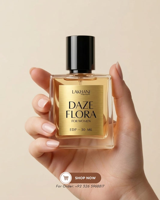 DAZE FLORA FOR WOMEN  EDP- 30 ML, Impression Of Gucci Floral,Fruity, Sweet and Feminine.
