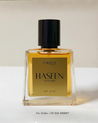 HASEEN FOR WOMEN – PREMIUM LONG-LASTING EDP-30 ML With Fresh, Clean, Woody, Slightly Floral notes