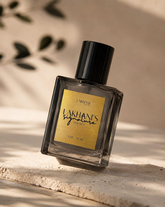 LAKHANI'S SIGNATURE FOR MEN EDP-30 ML With Fresh Sweet, Woody or Masculine Fragrance